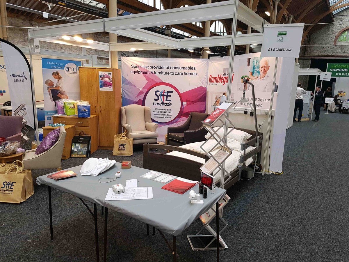SandECareTrade's tweet photo. ...and we're ready to welcome everyone at the S&amp;E stand https://t.co/9pGplx8N9c