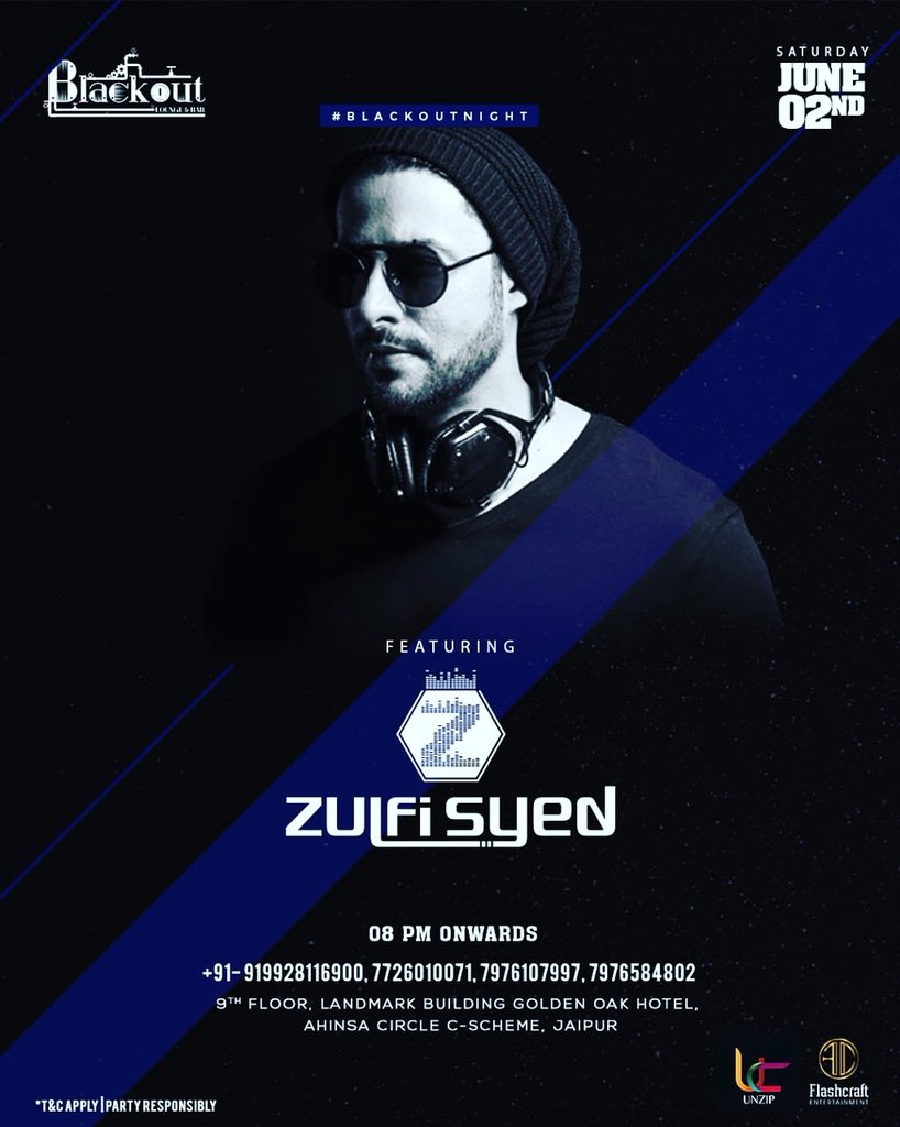 SEE U ALL AT BLACKOUTNIGHT IN JAIPUR TOM 2ND JUNE LETS KILL IT ❤️❤️❤️