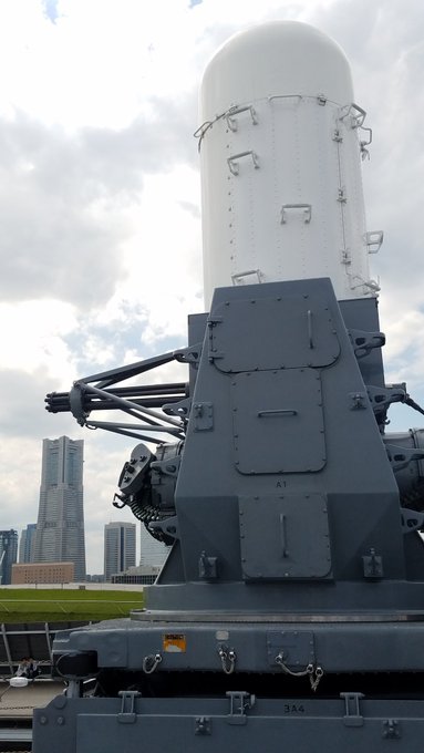 ちょっと並んだけど甲板に上がれたので男の子って感じのものを撮ってきた 