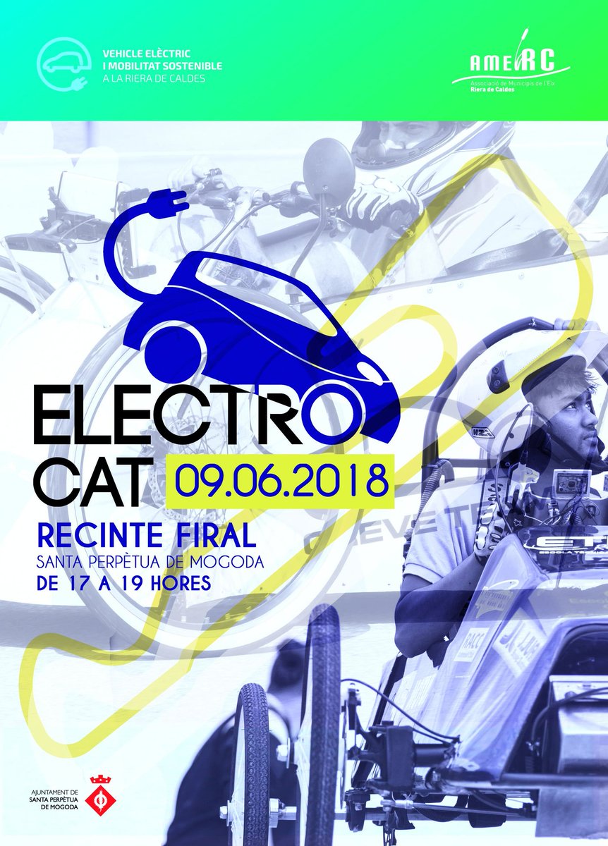 ajuntamentSPM's tweet photo. [NOTÍCIA] Els entrenaments lliures de l’ #ElectroCat18 auguren 'un espectacle que no pots perdre’t' 
8 equips d’estudiants de FP de Catalunya posaran a prova el #9juny al circuit urbà de #SantaPerpètua, els #vehicleselèctrics que han construït 
👉🏾+ INFO https://t.co/QFbM6qzR2s https://t.co/055W0VwyUx
