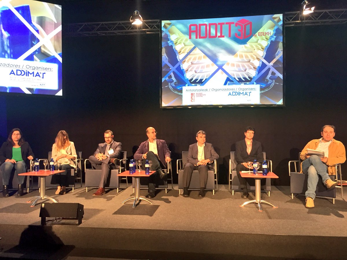 int_impresion3D's tweet image. Da comienzo la segunda jornada de #AdditiveTalks de #ADDIT3D en #BIEMH2018, dedicada a casos prácticos industriales @BEC_BIEMH @IMH_Elgoibar