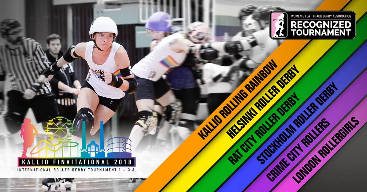 Roller Derbyn kansainvälinen turnaus #FINvitational starttaa Fanseatilla N-Y-T! Hyppää mukaan tästä: fanseat.com/event/166 #rollerderby #fanseat 44 <a href="/vivalakrr/">KallioRollingRainbow</a> @ldnrollergirls <a href="/RCRDLIVE/">RCRD Live</a> <a href="/STRD08/">Sthlm Roller Derby</a>