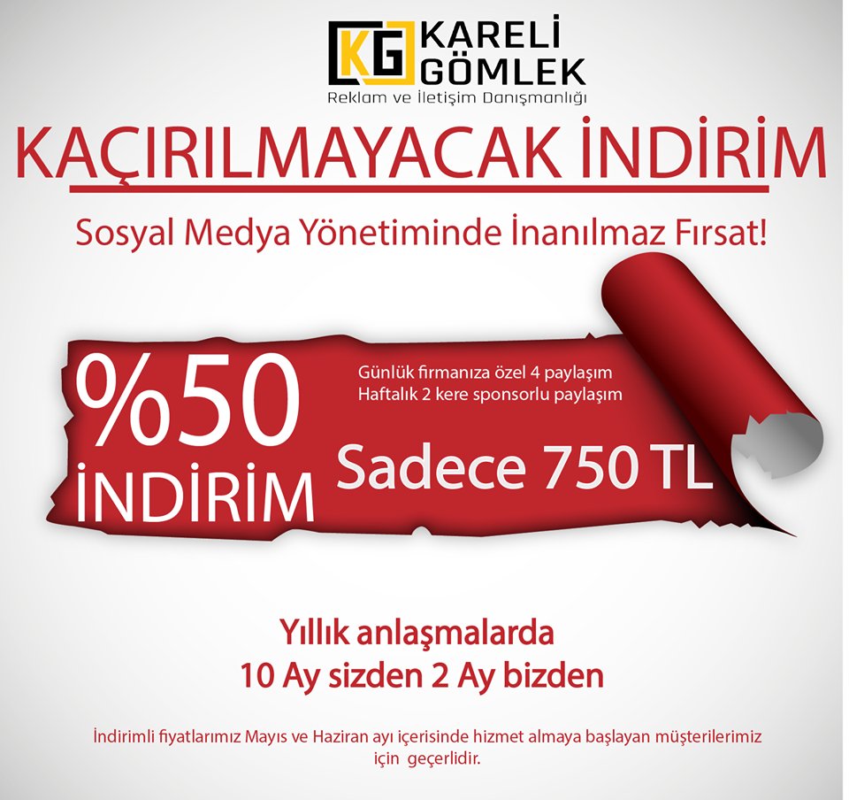 ajanskareli's tweet photo. Haziran indirimle geldi :) 
Halen firmanızın sosyal medyanızı siz mi yönetiyorsunuz? 
Bu indirim kaçmaz! 
Hoşgeldin #Haziran https://t.co/iYSzt9wJgr