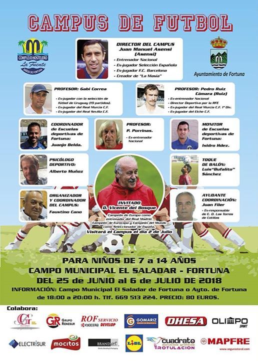 DEPORTES | Ya está abierto el plazo de inscripción para el Campus de Fútbol para niños de 7 a 14 años que se llevará a cabo entre el 25 de junio y el 6 de julio.

Se trata de una oportunidad de dotar de una magnífica actividad en época de vacaciones esco… ift.tt/1OWBEi4