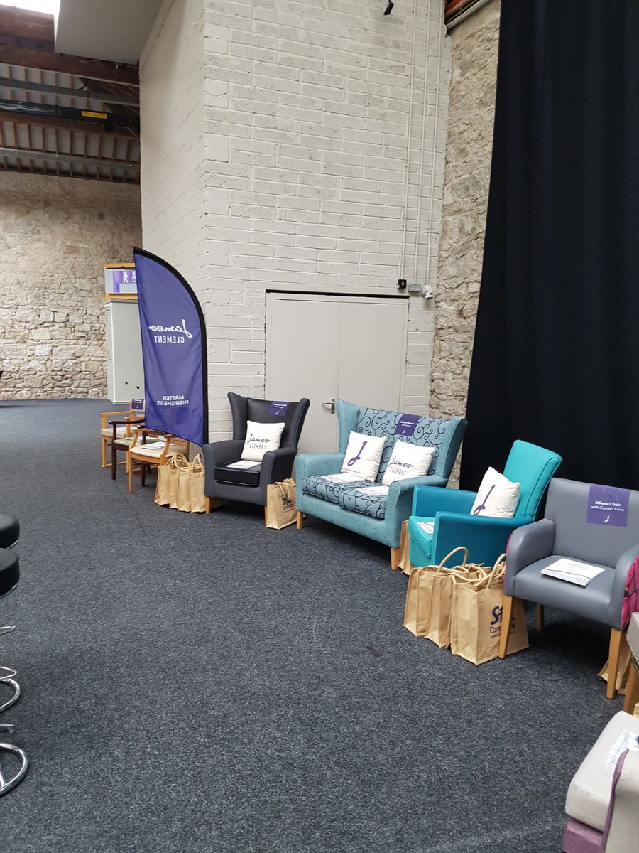 SandECareTrade's tweet photo. We're all set-up at the James Clement stand! https://t.co/KUHOARyOvw