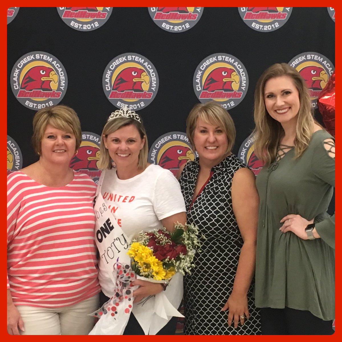 Congratulations to Clark Creek’s 2018-19 Teacher of the Year, Ms. Jama McCartney!  Well deserved!