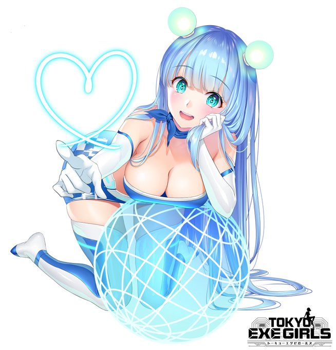 【仕事絵】TOKYO EXE GIRLS
頭についてるのは電球だよ。LED! 