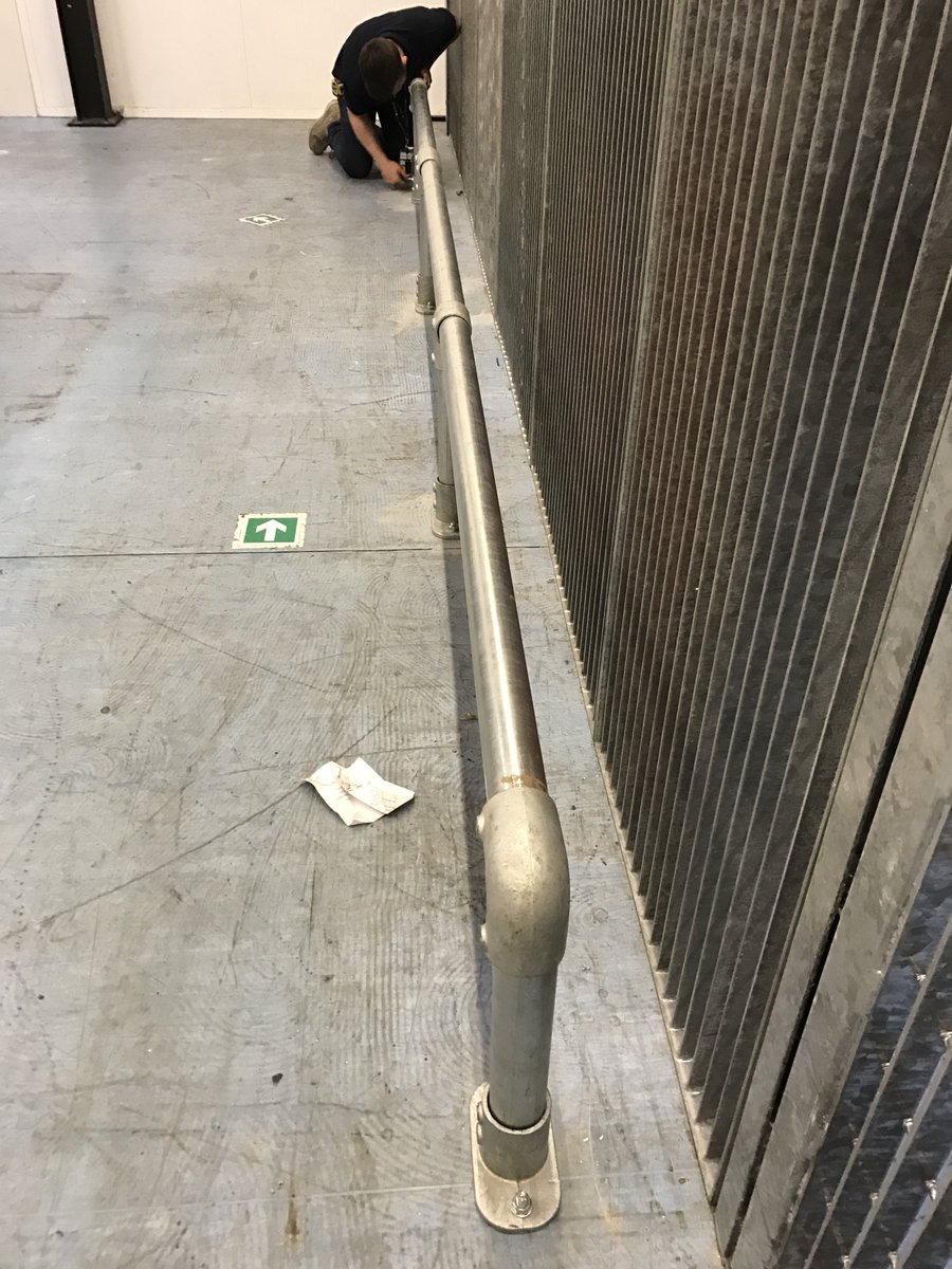 RickRwf's tweet photo. RWF just installed a KEY CLAMP low level barrier at Iron Mountain, West Drayton. Good method of protection. https://t.co/YCCoW3qIaY