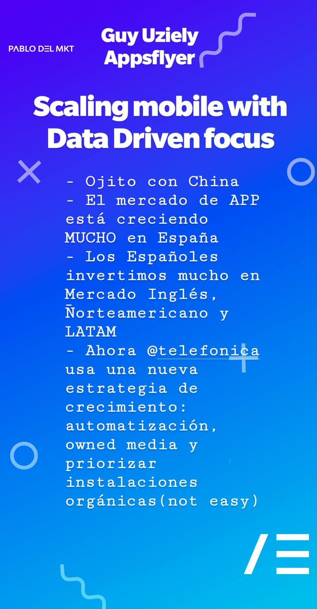 Ahora llega Guy Uziely de @AppsFlyer de escalar la estrategia móvil usando datos #datadrivengrowth #ApplauseBCN