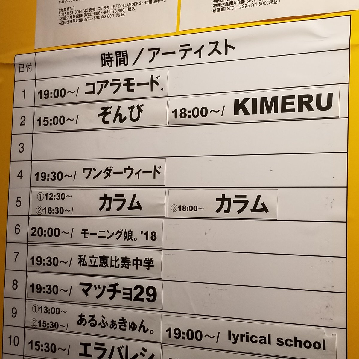 横浜ビブレなう 本日コアラモードさん出るので楽しみ #横浜ビブレ #コアラモード