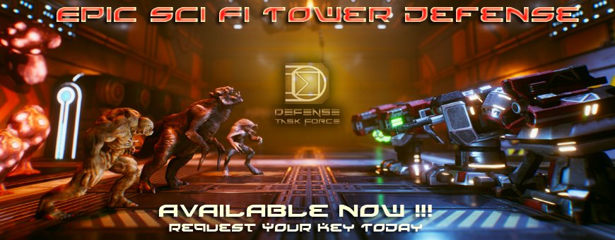 Keymailer's tweet photo. DEFENSE TASK FORCE - SCI FI TOWER DEFENSE is now accepting key requests from influencers on Keymailer.
Request review keys at https://t.co/jowHK6YwfA
(@Keymailer account required)
#DEFENSETASKFORCE @ChillXLtd https://t.co/lHo4fTirUP