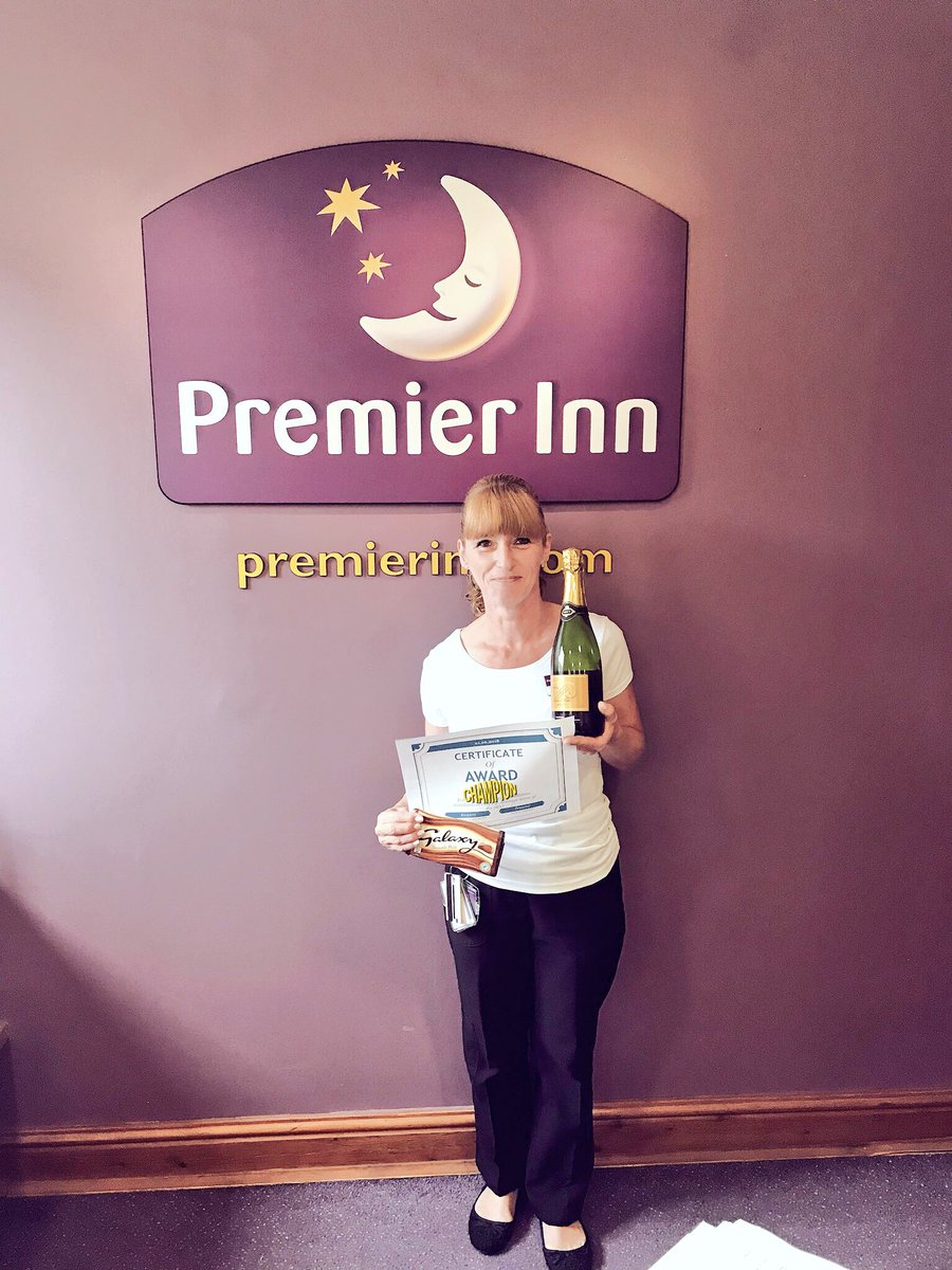 Well done to Jane at Ipswich South for winning this months Housekeeping incentive with an average of 89.78%
£20.00 Reward, favourite chocolate and a bottle of bubbly 💰🍫🍾 <a href="/GabbMark/">Mark Gabb</a> <a href="/NewboldElaine/">Elaine Newbold</a> <a href="/SDEBDD/">simon ewins</a>
