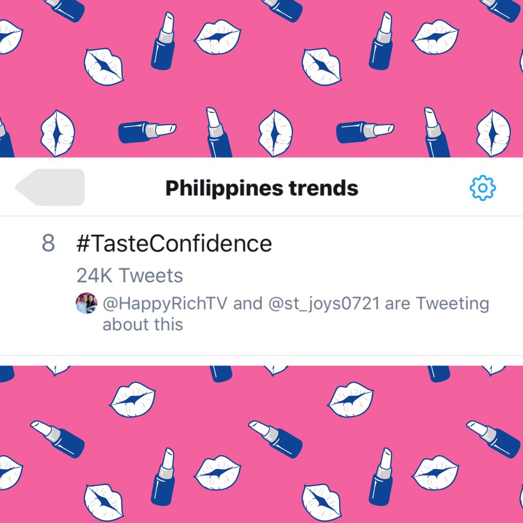 KissesBelievers's tweet photo. #TasteConfidence is now trending at EIGHT SPOT nationwide. Keep on tweeting kissables. 

@delavinkisses 
@ColgatePH https://t.co/olJPv1qOfn