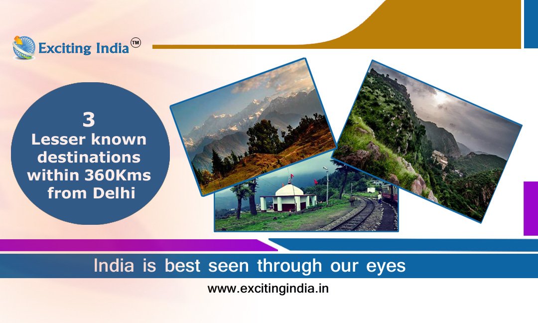 ExcitingIndia's tweet photo. Three lesser known destinations within 360Kms from Delhi
https://t.co/hGdMg7CYnG
#Shoghi #Peora #Samode #Delhi #Jaipur #Shimla #Nainital  #Uttarakhand #UK #US #Spain https://t.co/fymbNYxjGq