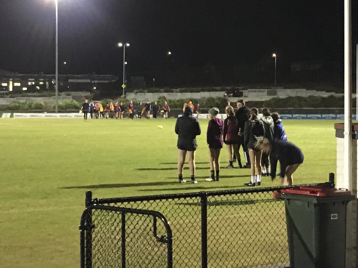 Was great to be able to attend the Moe Youth Girls Football Club training with <a href="/Tlmorgo/">Tracy Morgan</a> and also to support them on behalf of <a href="/ANZ_AU/">ANZ Australia</a> with some new helmets- these girls are absolute legends!!! <a href="/AFLGippsland/">AFL Gippsland</a> <a href="/aflwomens/">AFL Women's</a>