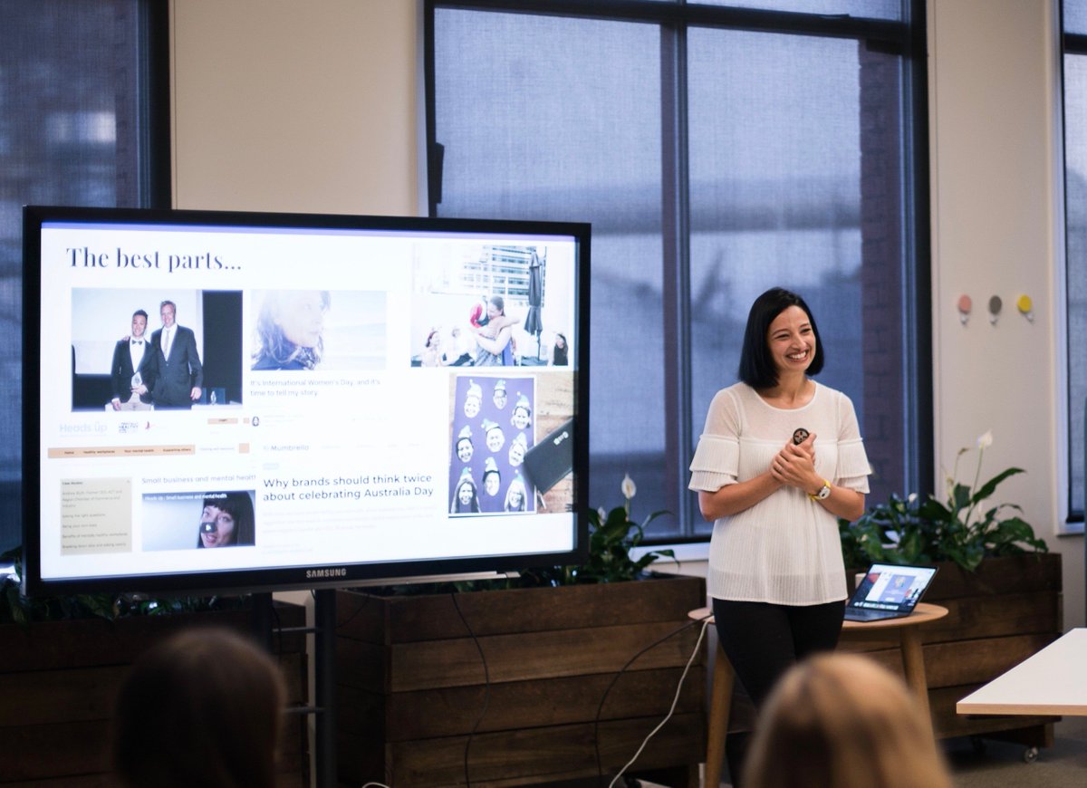 "Purpose, in the beginning, looks like curiosity. You don't need to know your life calling or where you're going to end up... start by jumping headfirst into the things you're interested in".

Inspiring words from <a href="/RichendaG/">Richenda Vermeulen</a> at today's final academy session.