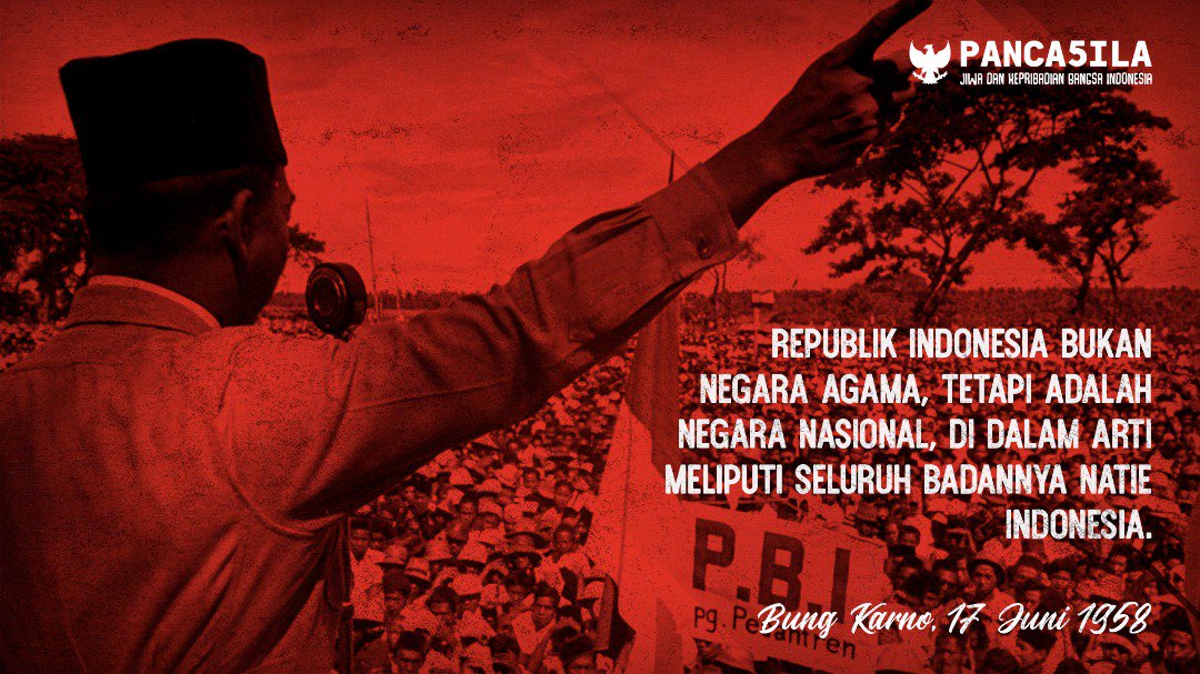 #KitaPancasila
#PancasilaZamanNow
#JuniBulanBungKarno