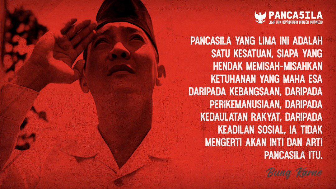 #KitaPancasila
#PancasilaZamanNow
#JuniBulanBungKarno