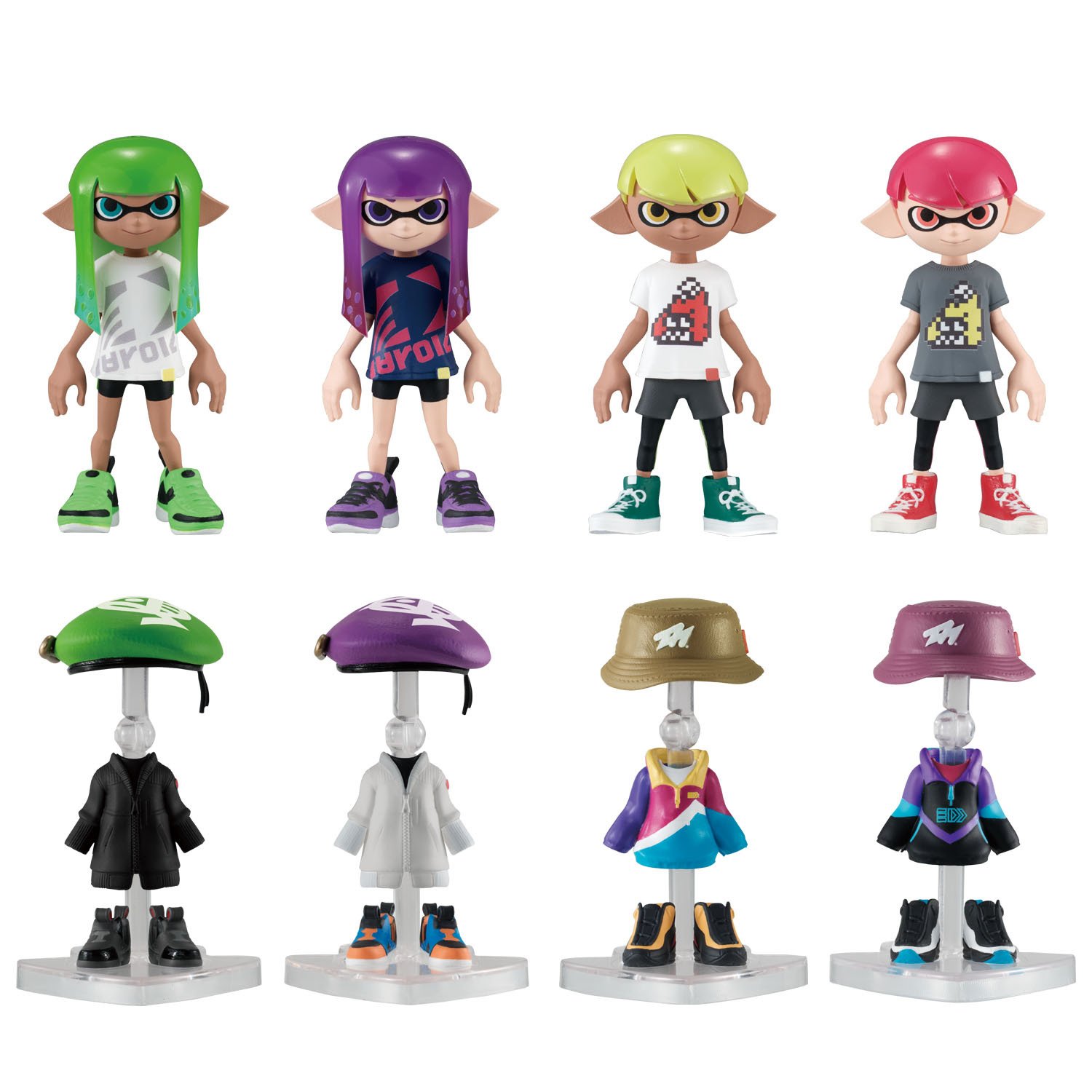 【スプラトゥーン2】初版 きせかえギアコレクション6個 未開封 Splatoon スプラトゥーン2】初版 きせかえギアコレクション6個 未開封