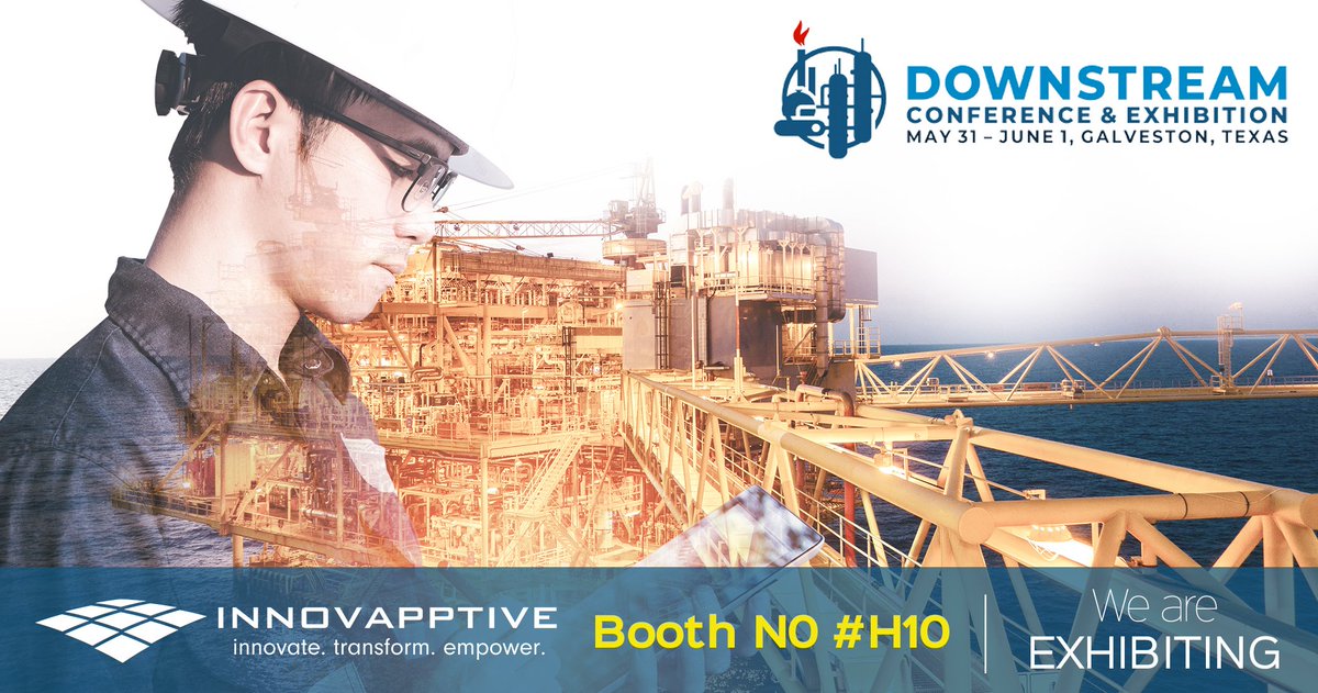 Innovapptive's tweet photo. Are you looking to digitally transform your operations? Visit Booth #H10 at #Downstream2018 Conference in Galveston, TX to learn about how Innovapptive’s Mobile Workforce Management Solution for Maintenance & Inspection helps customers achieve higher productivity and #ROI. #LNG https://t.co/VLIqRZ58dO