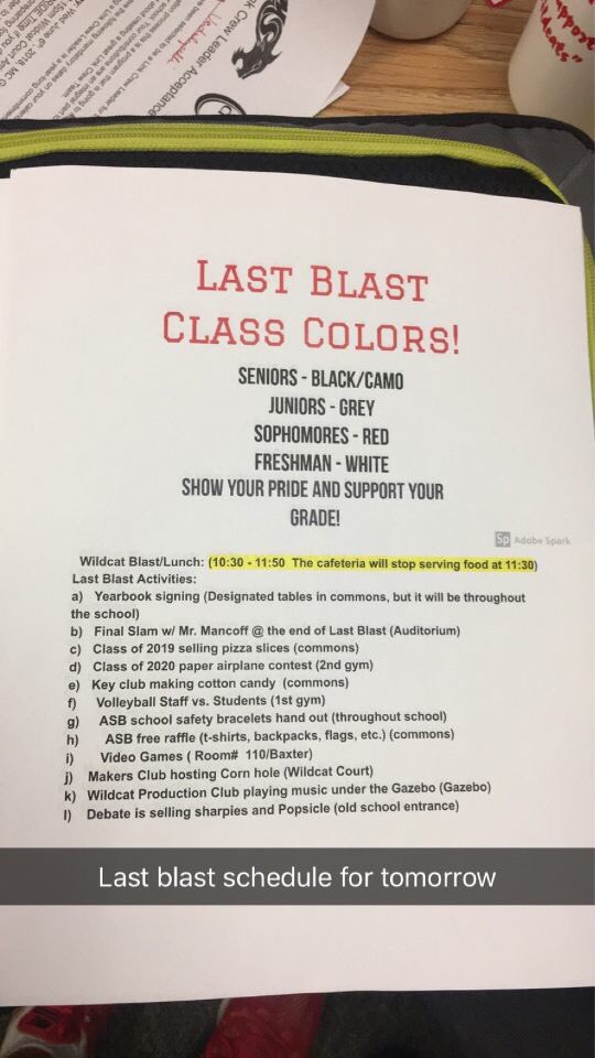 MtSi_ASB_18's tweet photo. Here’s what’s up with last blast TOMORROW!! ❤️ See you all there!! 🐾 https://t.co/m5wCkgcKGI