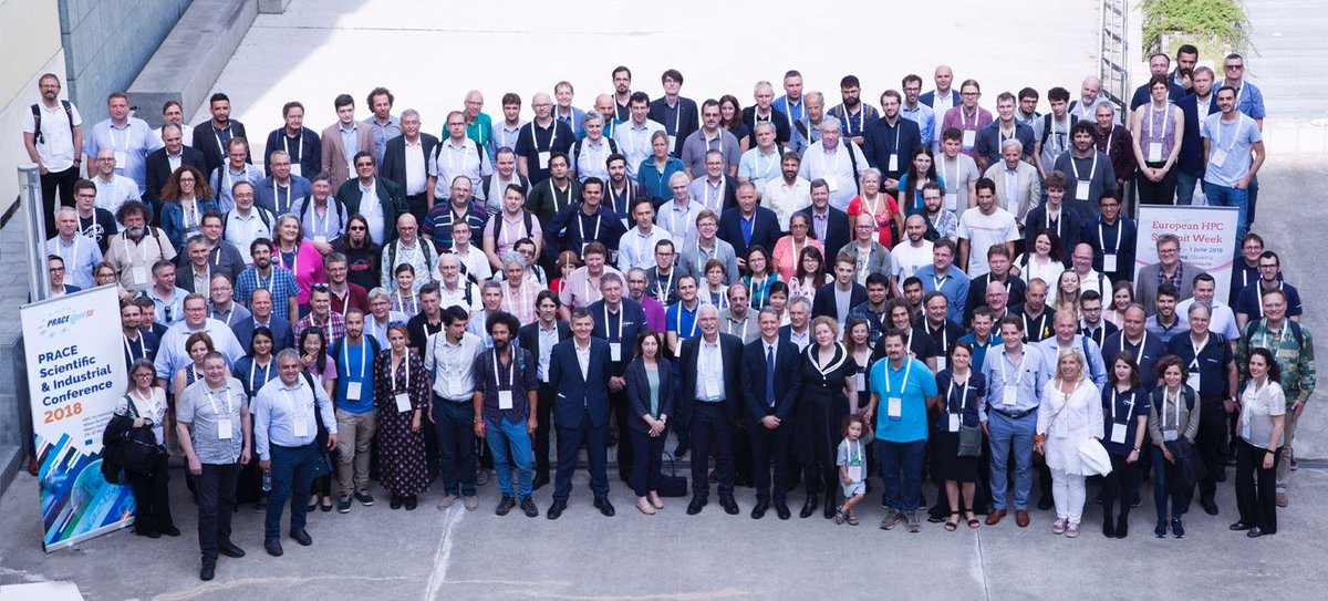 exdci_eu's tweet photo. Thanks to all #EHPCSW #PRACEdays18 attendees for coming this week to Ljubljana. It has been a good week full of interesting technical #hpc exchanges and networking.  #HPCmatters Looking forward to see you in Poland next year! https://t.co/pyh4Ydnv1a
