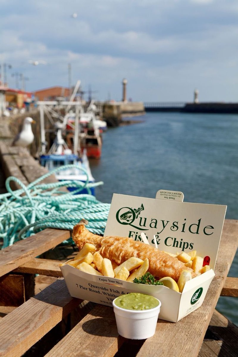 cntraveller's tweet image. There's only one thing on the menu for #NationalFishAndChipDay. These are the best in the UK. buff.ly/2FGLsOO
