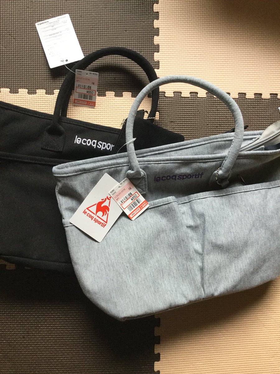 ﾚｲｶ𓆈 ルコックスのトートバッグが650円は凄くない つい買っちゃったよね 笑 しまむら