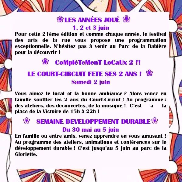 AssoVVhAT's tweet photo. Les idées sorties de ce premier weekend de juin ! C'est vraiment le début de la période estivale, la culture est partout 😍 https://t.co/jCvIgYRD0s