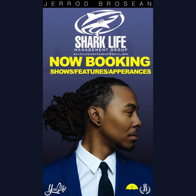 TeamSharkAttack's tweet photo. BOOK NOW R&amp;B #superstar @jerrodbrosean for more info and pricing email (Sharklifemgmtgroup@gmail.com) https://t.co/cAERT53SzO