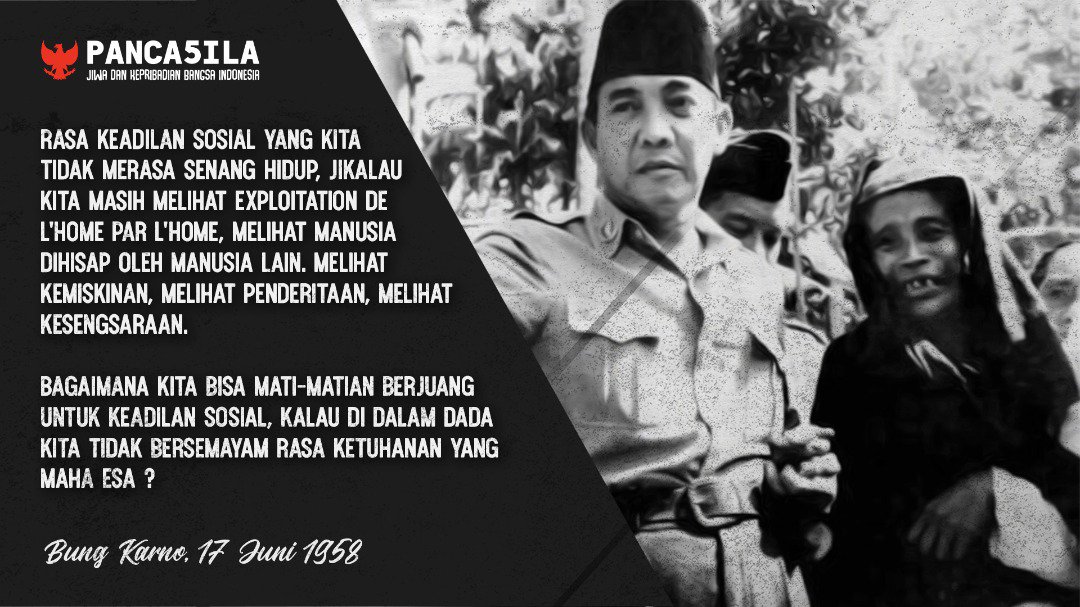 d_madjid's tweet photo. Pancasila adalaj Final bagi Indonesia
#KitaPancasila #PancasilaZamanNow #JuniBulanBungKarno https://t.co/qfeH5FySn8