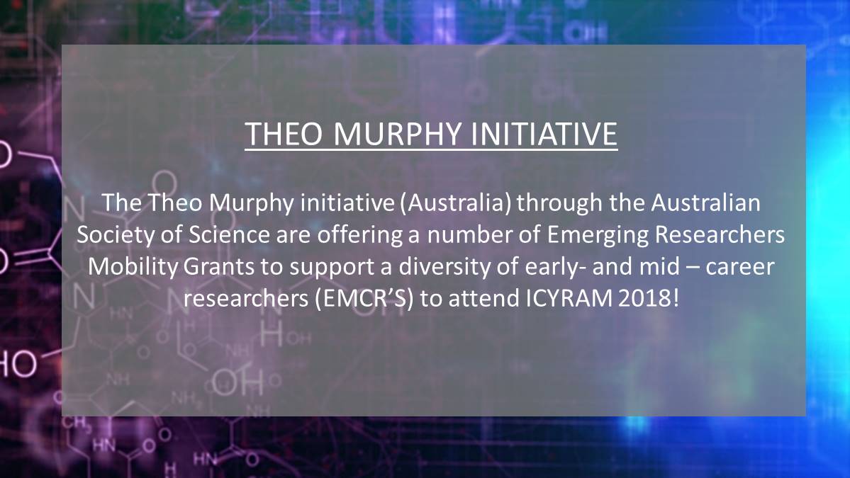 icyram2018's tweet photo. Interested in an Emerging Researchers Mobility Grant for #ICYRAM2018?! Visit the website for further information and how to apply https://t.co/GHvbPAycuy https://t.co/MlSTrdMRlw