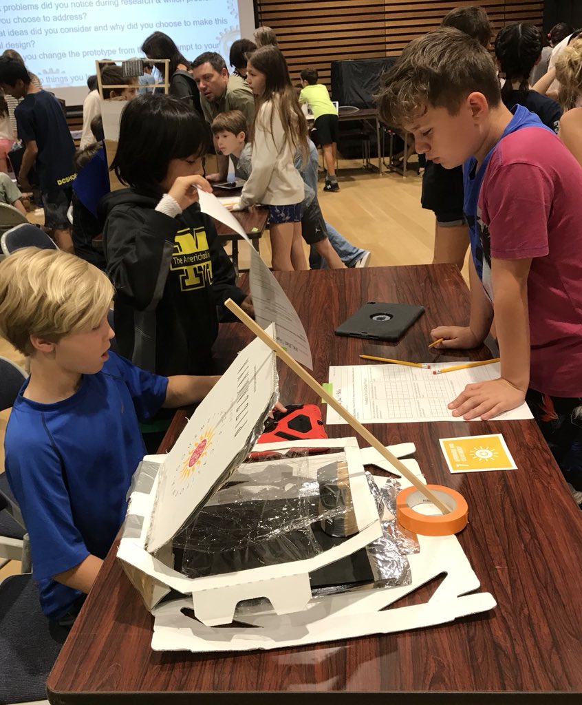 5MASIJ's tweet image. Rocking the grade 5 Design Fair! #UNsustainabledevelopmentgoals