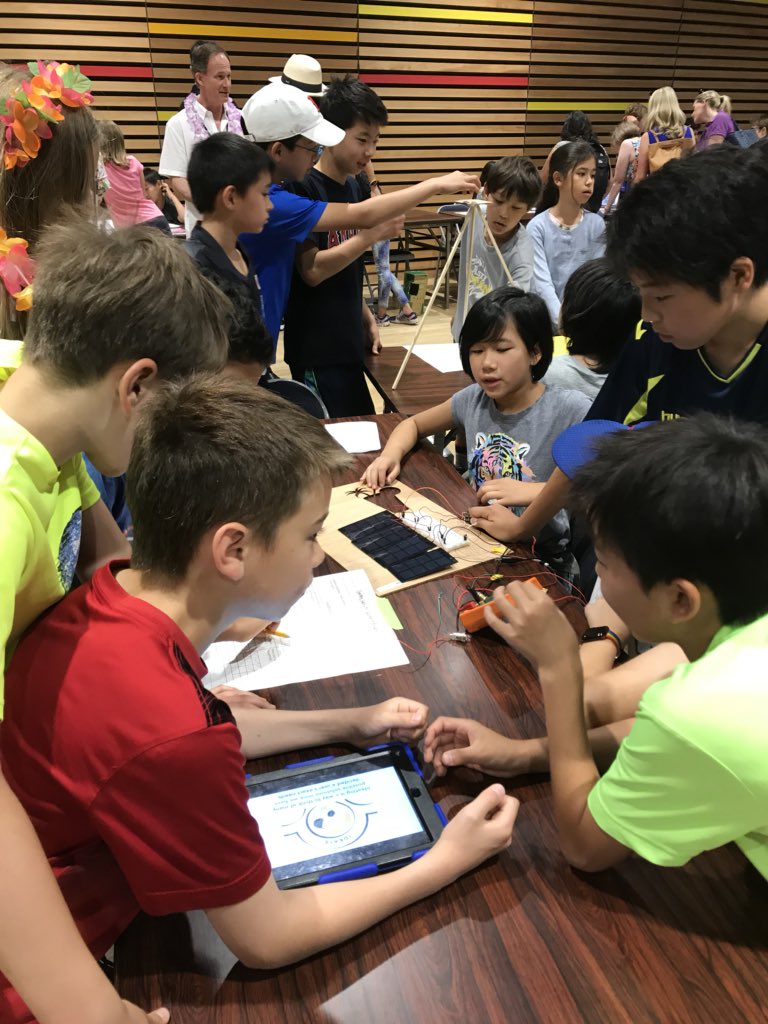 5MASIJ's tweet image. Rocking the grade 5 Design Fair! #UNsustainabledevelopmentgoals