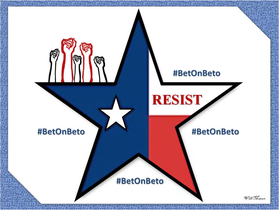 WillMonox's tweet photo. @tedcruz @realDonaldTrump #BetoForTexas #BetOnBeto #BetoForSenate #VoteBeto #VetoCruz #CruzCorruption #BetoIsBetter #VoteBlue2018 #FlipItBlue2018 #TheResistanceVOTES https://t.co/GfGqMhBHhv