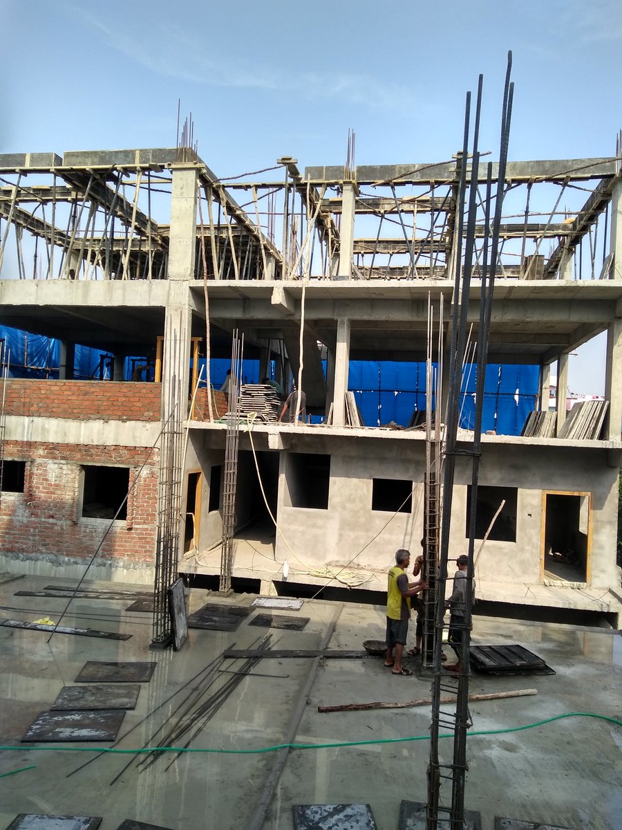 CitizenNagar's tweet photo. @KTRTRS @Collector_MDL Illegal constructions(esp 4th floor) are happening at will at Pragathi Nagar. Panchayat Babu's taking 4lakhs bribe and giving permissions saying it will merge into GHMC. Just beside panchayat office illegal construction happening (Plot 618,619).#SOS https://t.co/7sTLxVqPTR