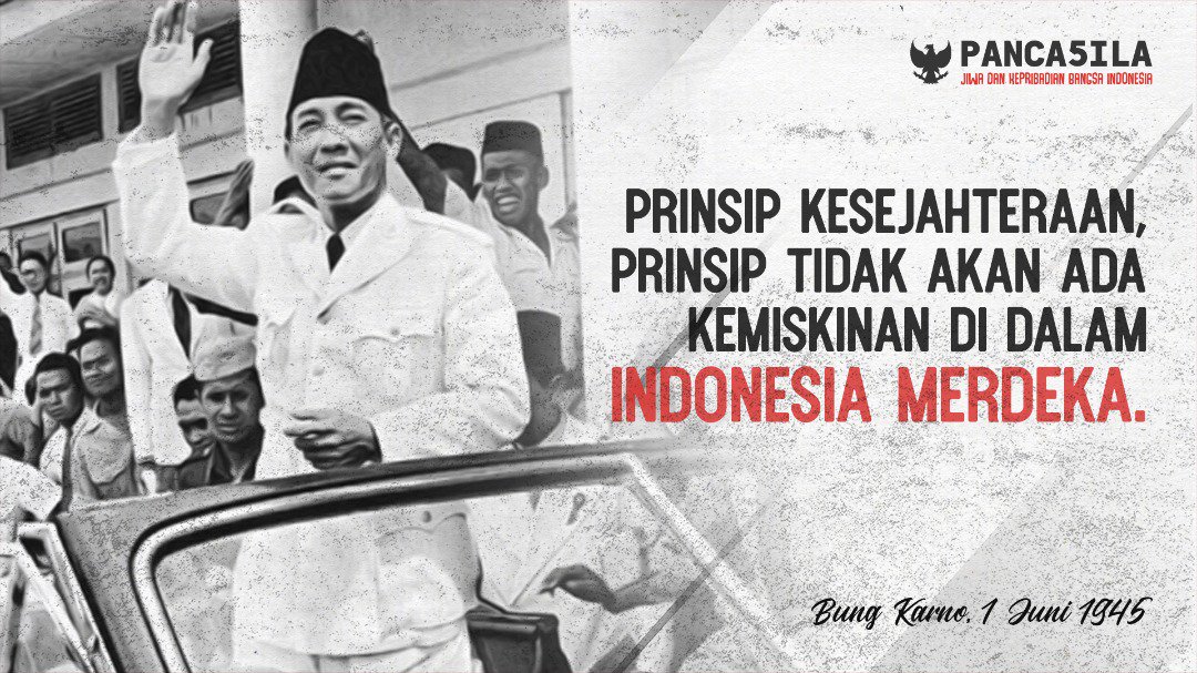 d_madjid's tweet photo. Pancasila Sakti
#KitaPancasila 
#PancasilaZamanNow 
#JuniBulanBungKarno https://t.co/GLM3n9foBM