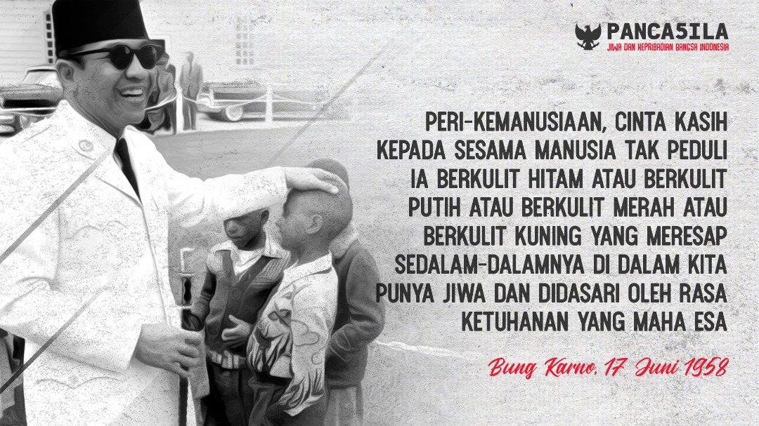d_madjid's tweet photo. 1. Ketuhanan Yang Maha Esa

#KitaPancasila 
#PancasilaZamanNow 
#JuniBulanBungKarno https://t.co/dlmfRf31Dd