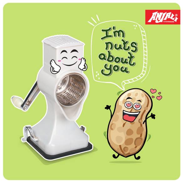 anjalikitchens's tweet photo. Go nuts with #Anjali's easy to use nut cutter. #KitchenPuns #AnjaliKitchenware #FridayFeeling https://t.co/bbo5iulFQw