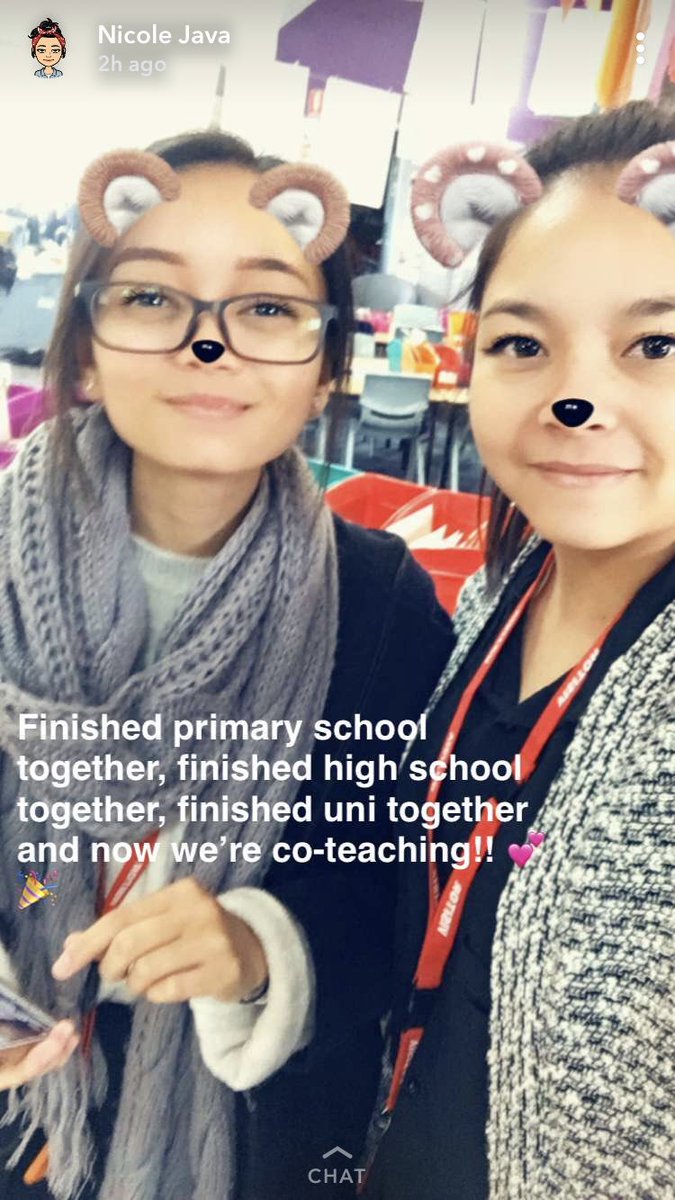 “Finished primary school, high school and uni together - now we’re co-teaching!!” - <a href="/NicoleJava7/">Nicole Java</a> It was a pleasure teaching with you today Nicole ☺️✨