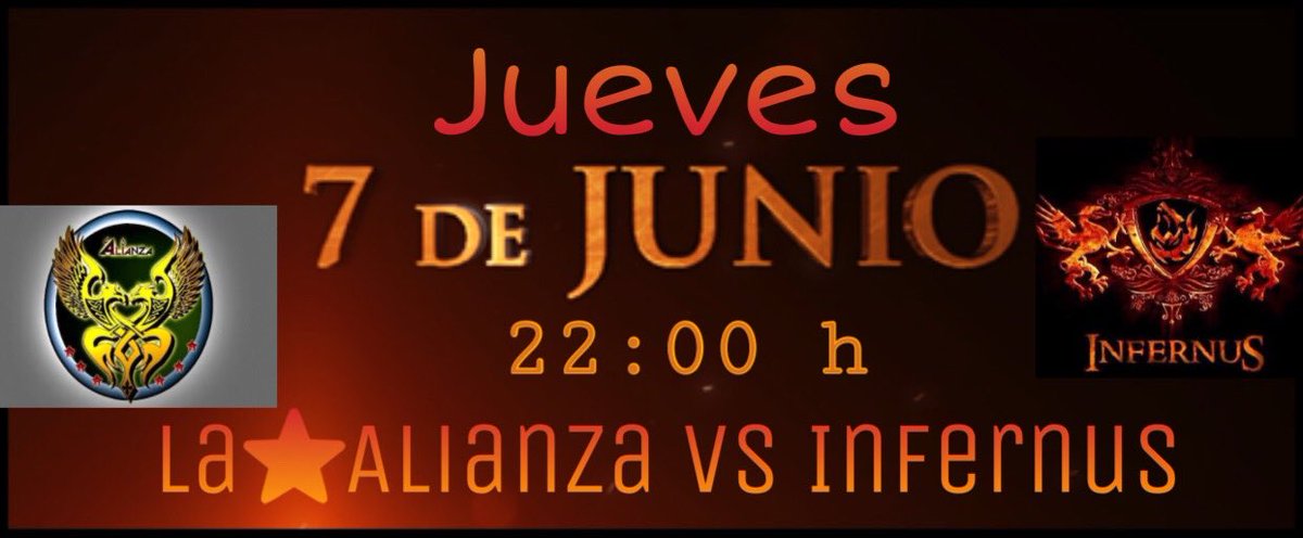 LaAlianzaCOC's tweet photo. ¡NOTICIAS! Comienza la cuenta atrás para la batalla.... @Infernus2018 es vuestro turno XP https://t.co/i9OjjLQi75