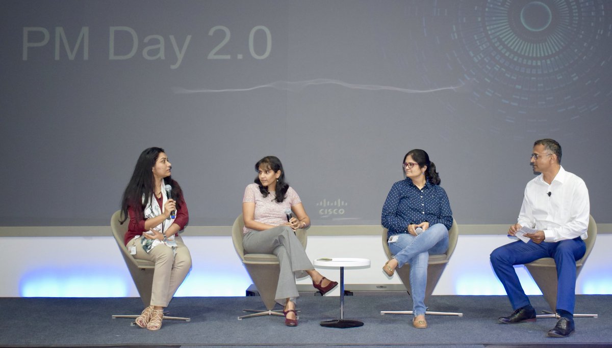 rajesh_c's tweet image. Panel discussion on traits of effective Project Managers - beyond balancing the triad of scope, budget, and schedule.  Accomplished leaders from different functions share their experiences to highlight these traits at Cisco’s PM Day. #wearecisco