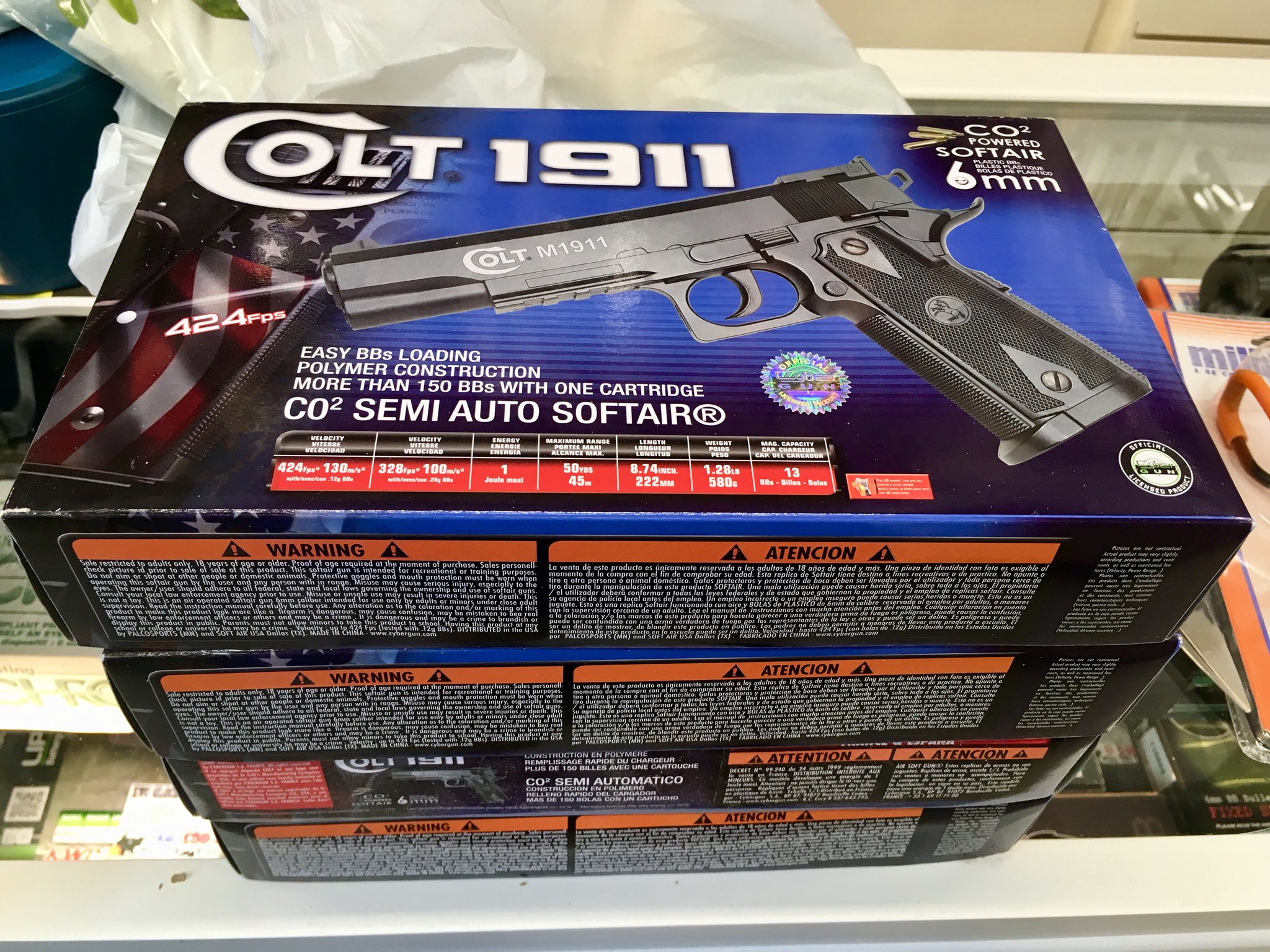 PISTOLA COLT 1911 MATCH CO2 6MM (de juguete)