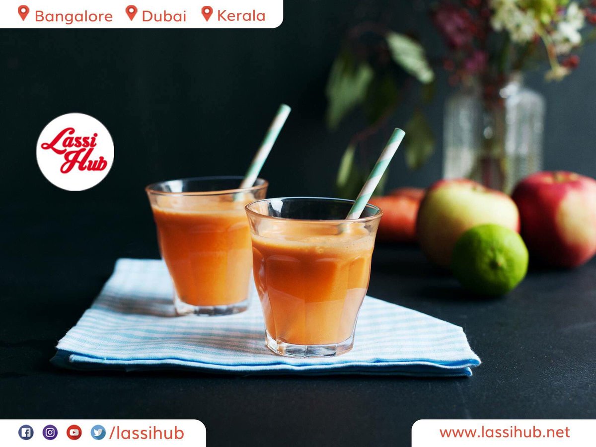 LassiHub's tweet photo. Juice - Carrot Apple Ginger 

#LassiHub #friday #day #special #Juice #Carrot #Apple #Ginger #Tasty #Healthy #Refreshing #Treat #Bangalore #Favourite #Thriprayar #Trissur
#bangalore #dubai #kerala
Visit https://t.co/qAkXy3Ro56 to find out more https://t.co/MHXOZ23oUe