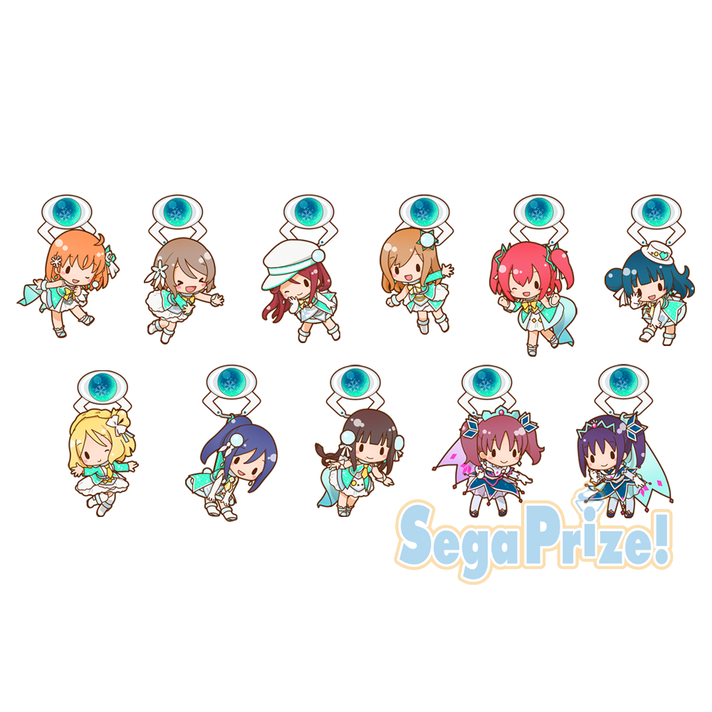 さんぱち またまた ラブライブ サンシャイン のお嬢さん方を描かせていただきました 今回は鹿角姉妹も居るのです ラブライブ サンシャイン Ufoつままれ アクリルキーチェーンマスコット Awaken The Power セガプラザ T Co Czcrzt254w