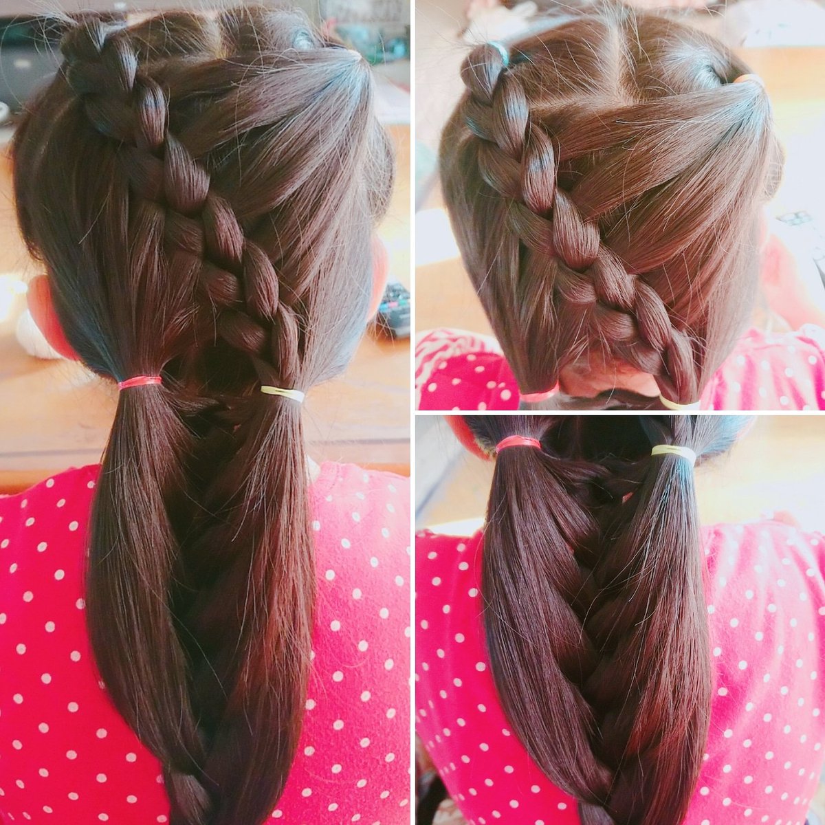 伊吹 美香 今日の ヘアアレンジ は サイドツイン の 捨て編み からの 拾い編み です 面倒くさかったら 三つ編み の中に 片方を アレンジスティック で通すという手がいいかも ローツインはそのままでもいいけど拾い編みでひとつに纏めました 伊吹 美香 今日の ヘアアレンジ は サイドツイン の 捨て編み からの 拾い編み です 面倒くさかったら 三つ編み の中に 片方を アレンジスティック で通すという手がいいかも ローツインはそのままでもいいけど拾い編みでひとつに纏めました