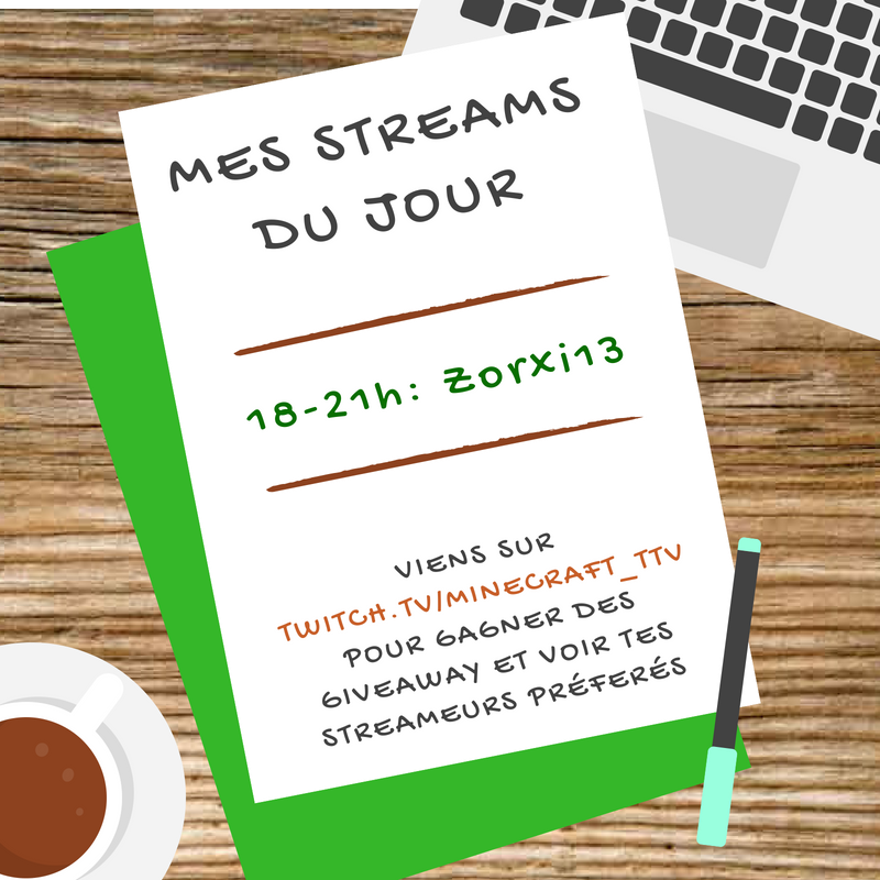 Minecraft_TTV's tweet photo. Coucou à tous ! Aujourd'hui on est le premier jour de Juin ! Vient fêter ça avec nous sur https://t.co/u3l8WN7GYg ! Et mon petit doigt m'a dit que Evalse devrait aussi pointer le bout de son nez comme un petit sauvage ! https://t.co/1tAz2bkzFj