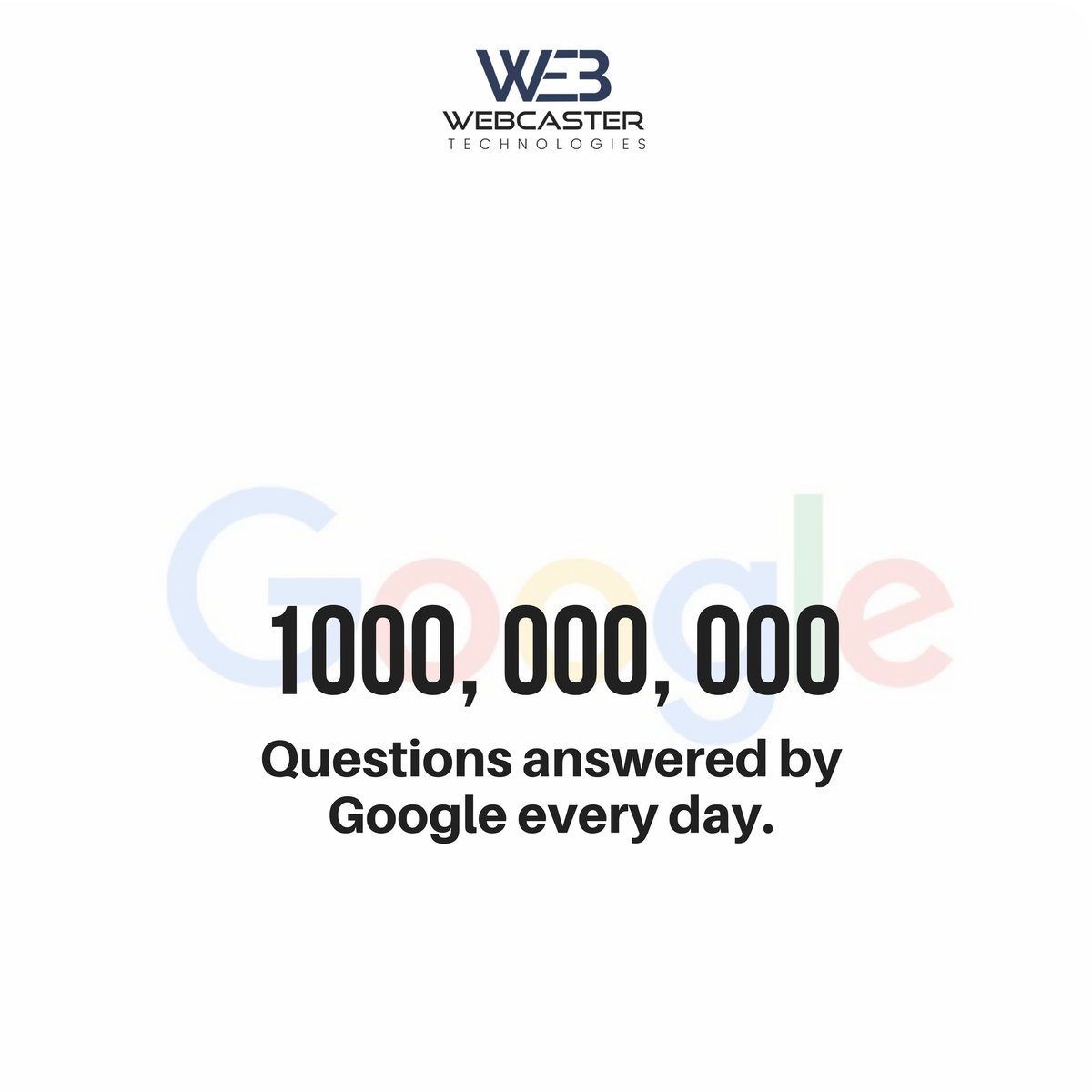 Webcaster_Tech's tweet photo. Google answers 10,000,000 questions every single day. Still think, you don't need SEO?

https://t.co/KhODZFTJ8p

#SEOTraining | #AdvanceSEOTraining | #SEOServices | #DigitalMarketing | #SEM | #SocialMediaMarketing | 10+ years of experience | Affordable Packages | https://t.co/hDCCpedbSk