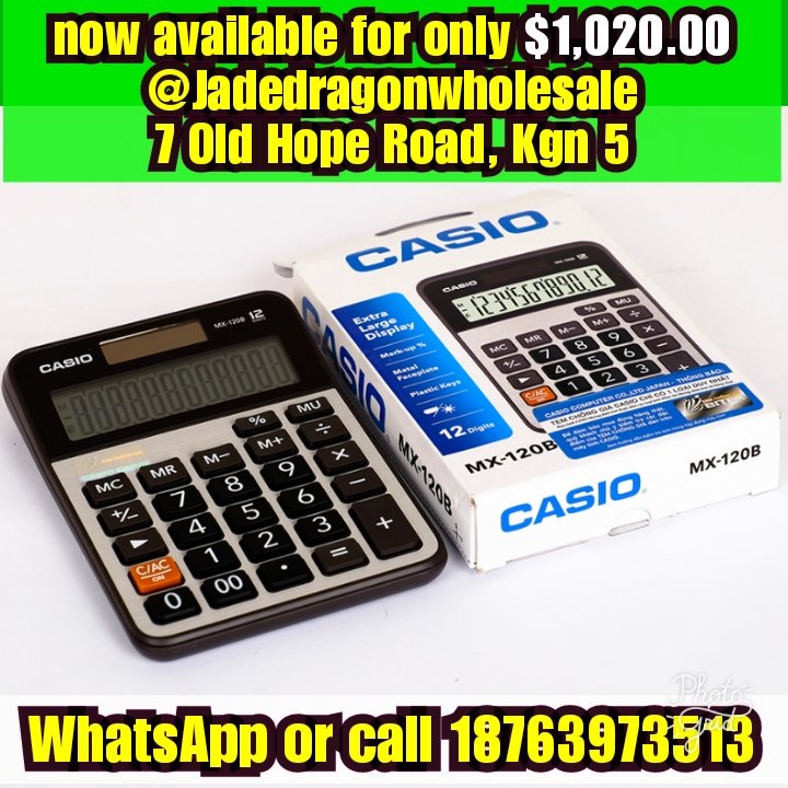 65b679b63a774b4's tweet image. #casio #calculator #casiocalculator #12digitcalculator #electronics @jadedragonwholesale 18763973513