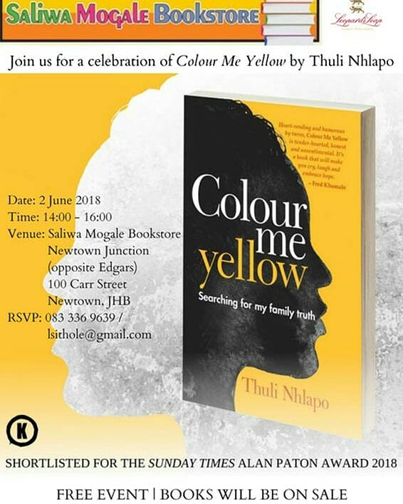 LS3841's tweet photo. https://t.co/uWASzI7yno Nearly 2 months ago I sat down with #ThuliNhlapho and over 2 hours and copious amounts of coffee, for me, tea for her, we spoke about life, books, #ColourMeYellow family, our stories and the importance of HERStory. Tomorrow we are doing what I promised👇 https://t.co/VxKXGP6qvI